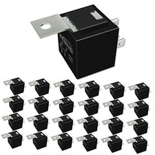 Car Relay 4-pin 12V 40/30amp, Spst 12-Volt Auto Switches  4-pin: 25 relays