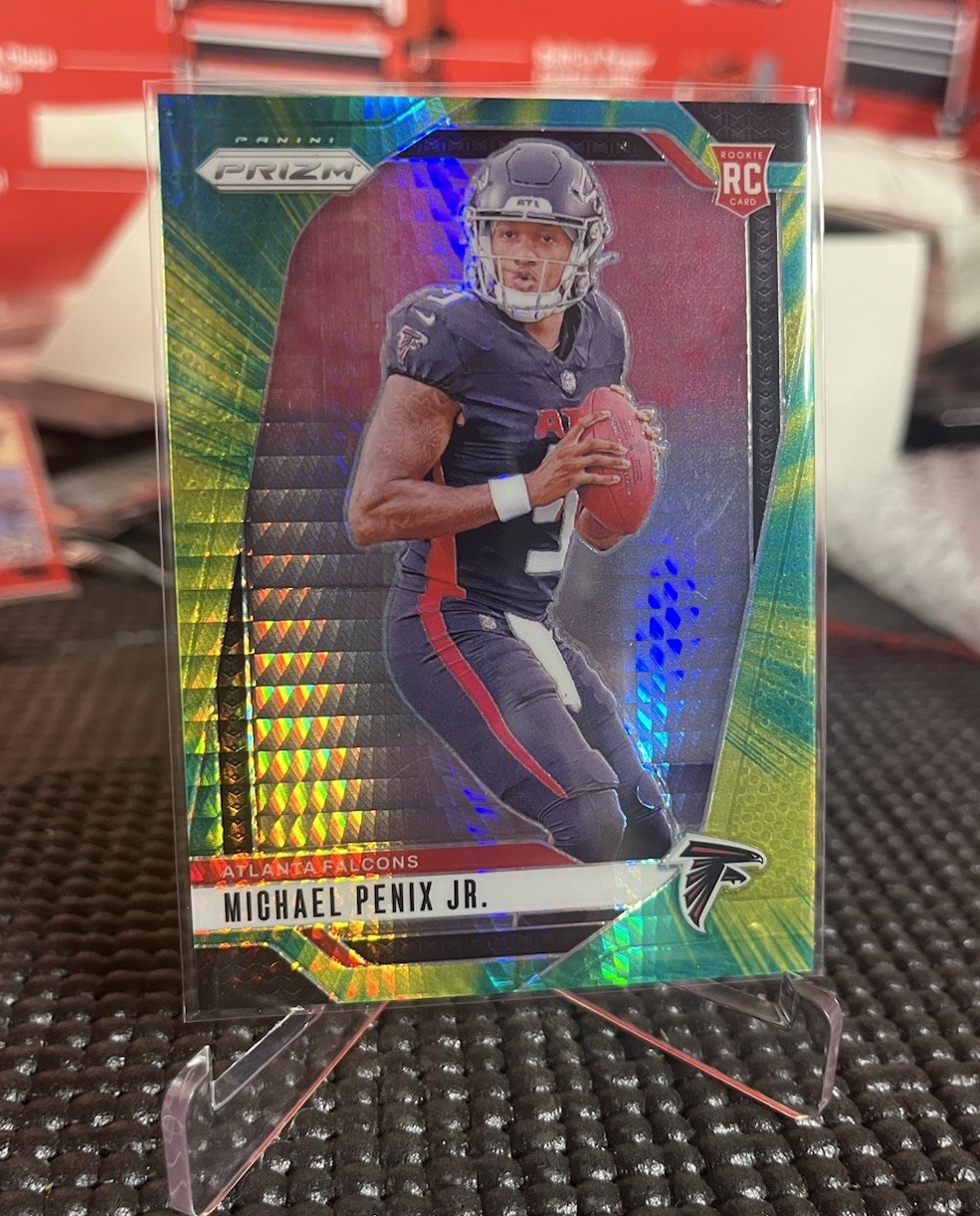 2024 Panini Prizm Rookies Michael Penix Jr. #378 Hyper Prizm /180 (RC)