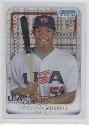 2011 Bowman Chrome X-Fractor 61/299 Addison Russell #18U-21 fm0