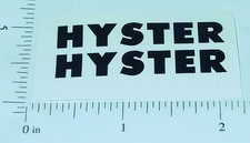 Pair Vintage Hyster Druge Lumber Carrier Stickers HY-001