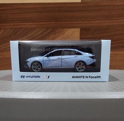 Hyundai AVANTE N 1:38 Diecast Mini Car Blue N Collection Miniature Display Toy