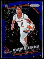2025 Panini Prizm WNBA #98 Monique Akoa Makani Blue Velocity Prizms