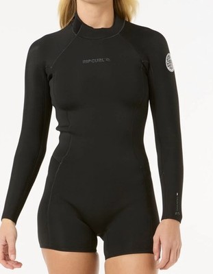 Rip Curl M Womens Wetsuit Dawn Patrol Black Long Sleeve Size 12 NWT