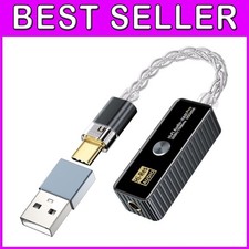 USB C Headphone Amplifier 32bit/768KHz - HiFi Audio Adapter
