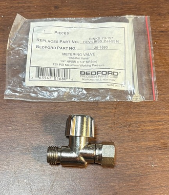 #ad Bedford Binks DeVilbiss Spray Gun Air Valve 1 4quot; Air Line $16.00