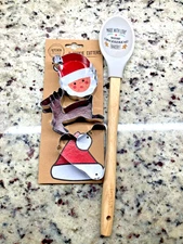Kitchen Goods Holiday Cookie Cutters & Krumbs Kitchen Silicone Holiday Spoon Set