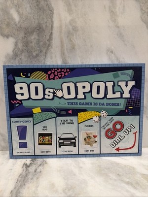 Monopoly 90s-Opoly Edition Board Game Outset Media NEW