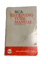 RCA RECEIVING TUBE MANUAL RC-19 8"x5.5" 384