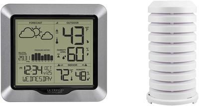 308-1417 Forecast Station, Silver & 925-1418 Sensor Protection Shield with Mount