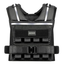 Adjustable Weighted Vest Men 35lb/45lb, Rucking Vests for Walking with 2-35 LBS