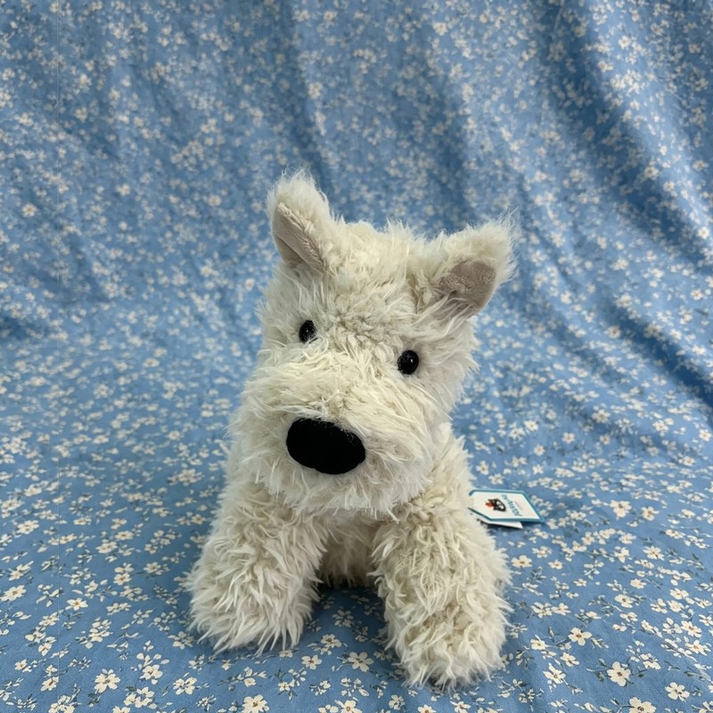 JELLYCAT Medium Munro Scottie Dog (9.8in x 5.9in x 5.5in)