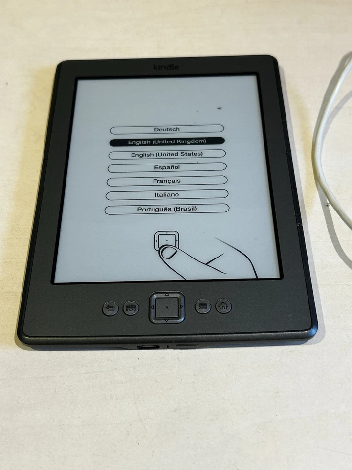 Amazon Kindle 4th Generation 6" eReader Wi-Fi Silver Works w/USB Charger Bundle - Image 4 of 4