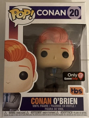 2018 CONAN O’BRIEN IN SUIT FUNKO POP GAMESTOP EXCLUSIVE 2026 HOST FOR THE OSCARS