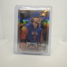 2023 Topps Chrome Brett Baty Rookie Image Variation Refractor #204 New York Mets