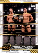 2021 Topps WWE NXT #26 Imperium Wins the NXT Tag Team Championship - WWE