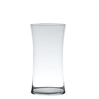 Glasvase Blumenvase Liam X Form H. 30Cm D. 15Cm Transparent Glas Hakbijl
