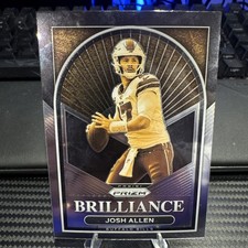 2022 Panini Prizm Football Josh Allen Brilliance Insert #B-4 Buffalo Bills