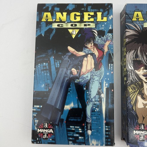 Vintage Angel Cop VHS Tape Set Vol 1 2 3 4 5 6 English Dubbed Rare Manga SET - Picture 5 of 18
