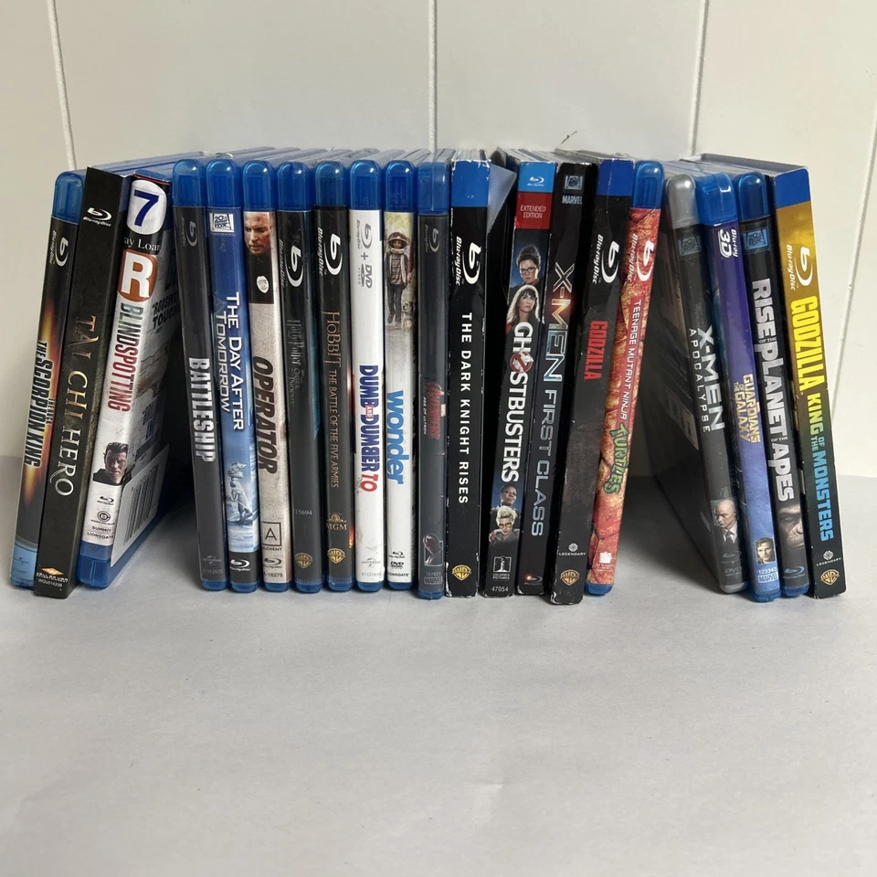 x20 Blu-Ray Movie Lot (All Tested And Functional) Action, Comedy, Fantasy Foto 2 de 3