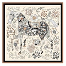 2026 New Women Scarf En Attendant Ulysse shawl Cashmere 90x90cm With Gift Box