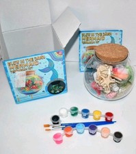 Mermaid Terrarium Kit for Kids - Arts  Crafts Activities Sets With Glow In Dark