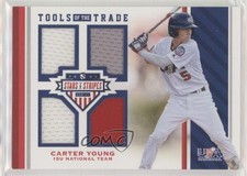 2017 USA Baseball Stars & Stripes Tools of the Trade /199 Carter Young #64 0i76