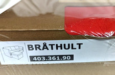 Ikea BRATHULT Corner Sofa /Sofa Bed Cover Slipcover VISSLE RED ORANGE New SEALED
