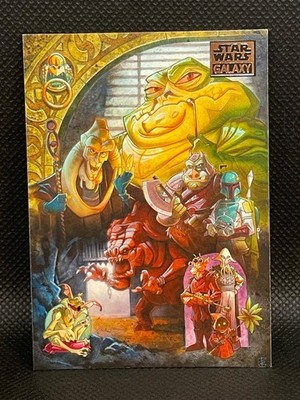 2012 Topps Star Wars Galaxy 7 New Visions #758 In the Court of the Evil Hutt