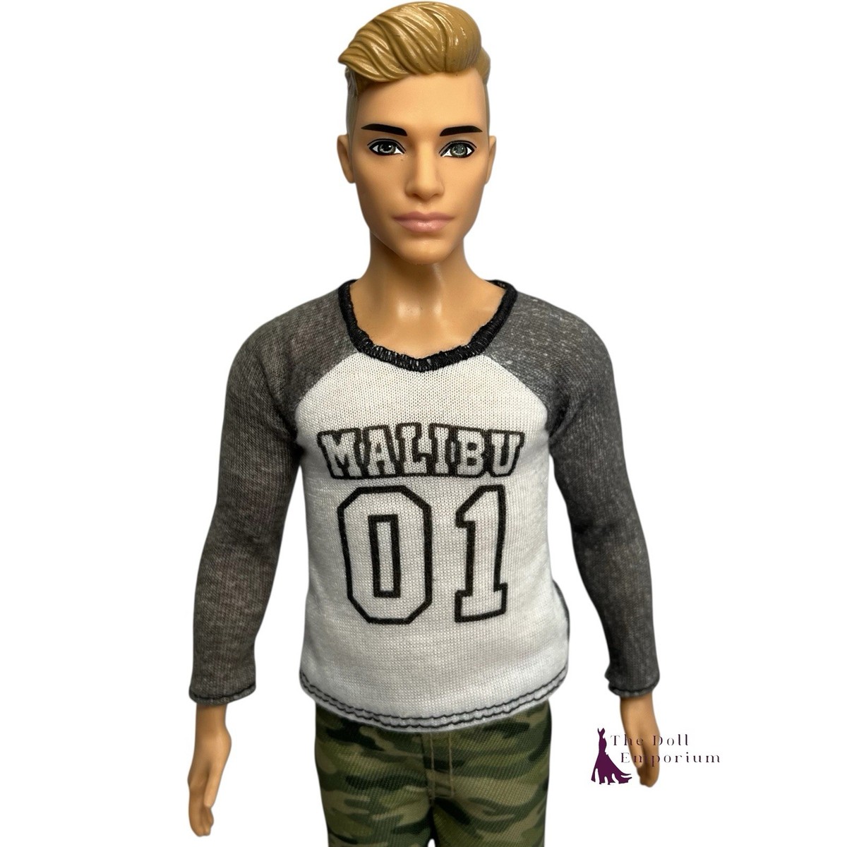 Barbie Fashionistas Doll #8 Ken 'Camo Comeback' Curvy Doll UK