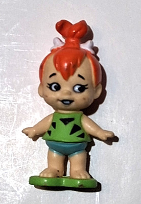 VINTAGE 1992 FLINTSTONE FIGURE PEBBLES H-B.P.I. HARD TO FIND - PVC