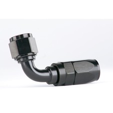 Aeromotive Fuel Hose Fitting 15655 Reusable Swivel Black Anodized Aeromotive Fuel Hose Fitting 15655 Reusable Swivel Black Anodized
