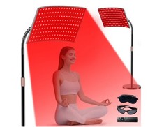 Red Light Therapy for Body Face, Infrared Light Therapy Lamp with Adjustable Sta