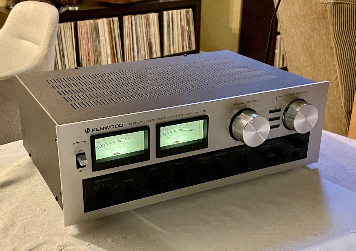KENWOOD KA-405 Integrated Amplifier FULLY RECAPPED 1979