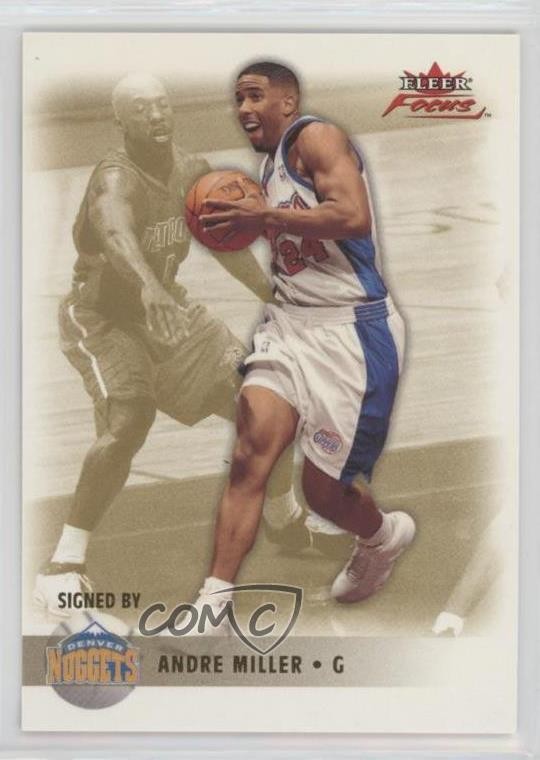 2003-04 Fleer Focus Gold Anniversary 30/50 Andre Miller #26 n0c