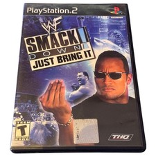WWF SmackDown! Just Bring It PlayStation 2 PS2 Video Game 2001 THQ SLUS-20316