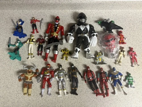 Vintage Mixed Power Rangers Action Figure Lot Mighty Morphin Heroes Villains 22