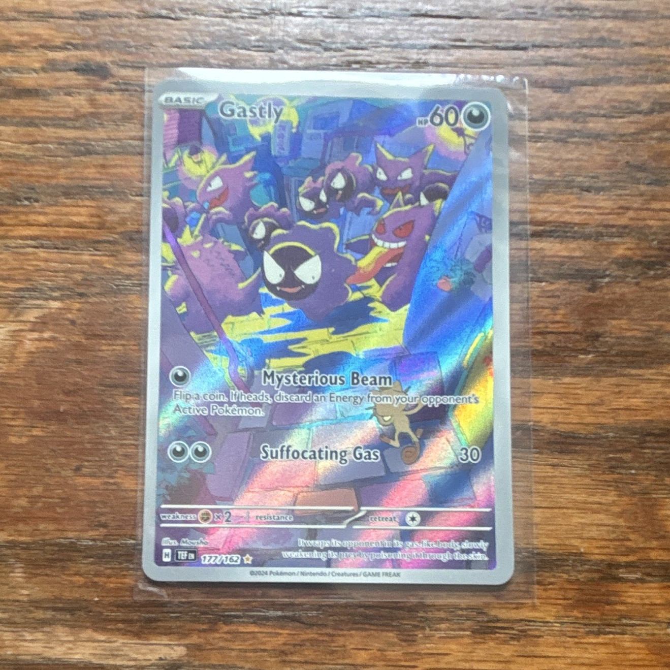 Gastly 177/162 SV05 Temporal Forces Illustration Rare Holo English - Mousho