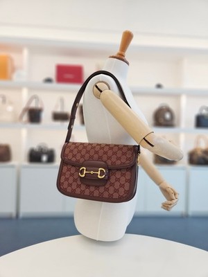 Gucci 1955 Horsebit Schultertasche 138569364