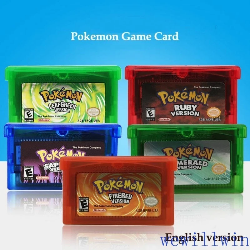 Game Card Ruby/ Sapphire/ Emerald/ Fire Red/ Leaf Green For Pokemon GBM GBA - Image 2 of 4
