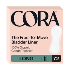 Cora Ultra Thin Organic Bladder Liners | Incontinence & Postpartum Pad