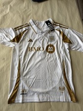 2025 LAFC Son Heung White Jersey - Size 28 Youth XL - adult small