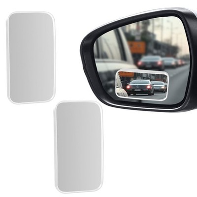 2 Pcs Car Rearview Blind Spot Mirror Rectangular Reversing Parking Mirror