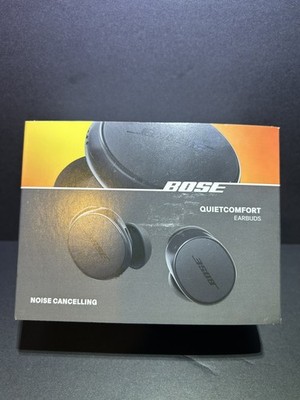 Bose - QuietComfort True Wireless Noise Cancelling In-Ear Earbuds - Black 