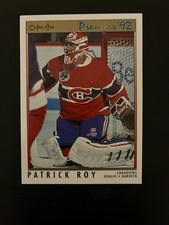 1991-92 O-Pee-Chee Premier Patrick Roy Montreal Canadiens #14