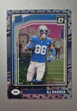 2024 Panini Donruss Optic - Rated Rookie AJ Barner #204 Stars Prizm (RC)
