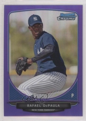 2013 Bowman Chrome Prospects Purple Refractor /199 Rafael De Paula #BCP174 mm8