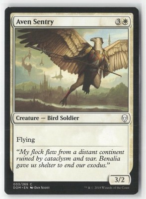 Aven Sentry 3 Common Dominaria Magic: The Gathering Near Mint