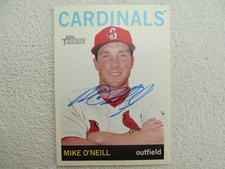 Cardinals Mike O'Neill Signed Autographed 2013 Topps Heritage Mint