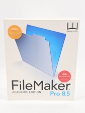 FILEMAKER PRO 8.5 SOFTWARE Academic Edition For Windows Mac CD
