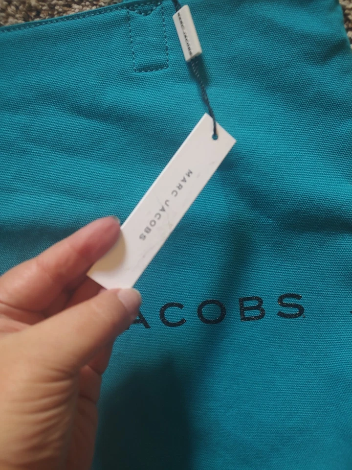 Marc Jacobs MTV  Canvas Tote Bag Blue/ TURQUOISE MULTI, New With Tag - Image 4 of 4